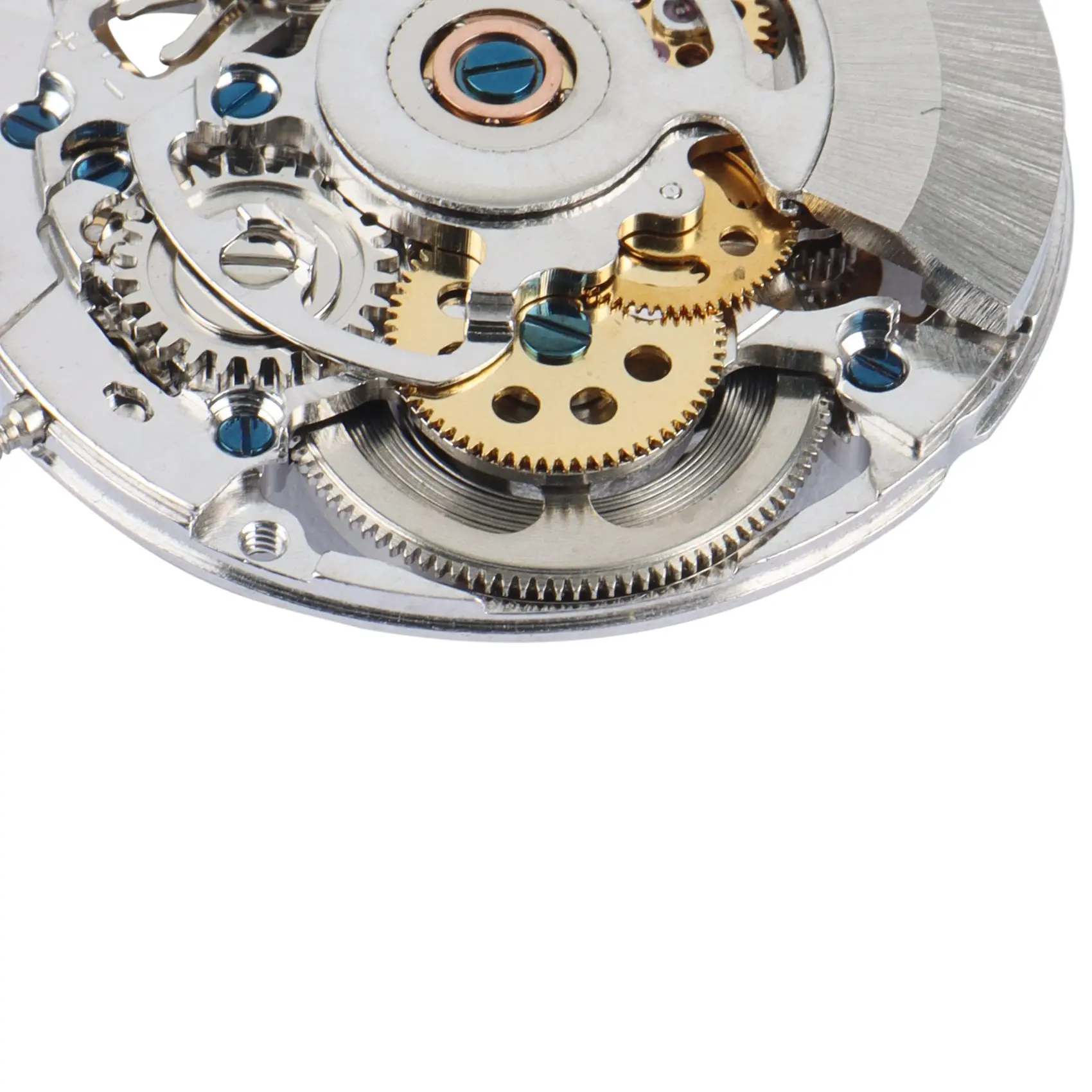 

GET! 2824 Skeleton Movement Golden Skeleton Movement 2824 Movement Three-Pin No Calendar Watch Accessories B