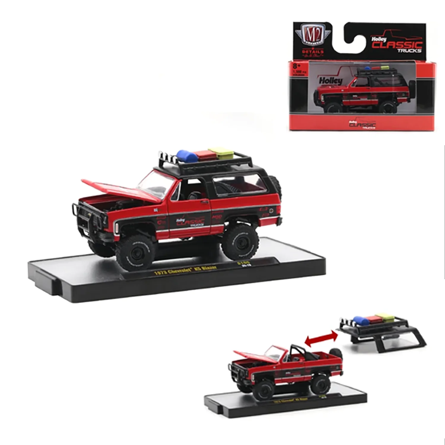 

M2 Machines 1:64 Scale Diecast Alloy 1973 Chevrolet K5 Blazer SUV Toys Cars Model Classics Adult Gifts Souvenir Static Display