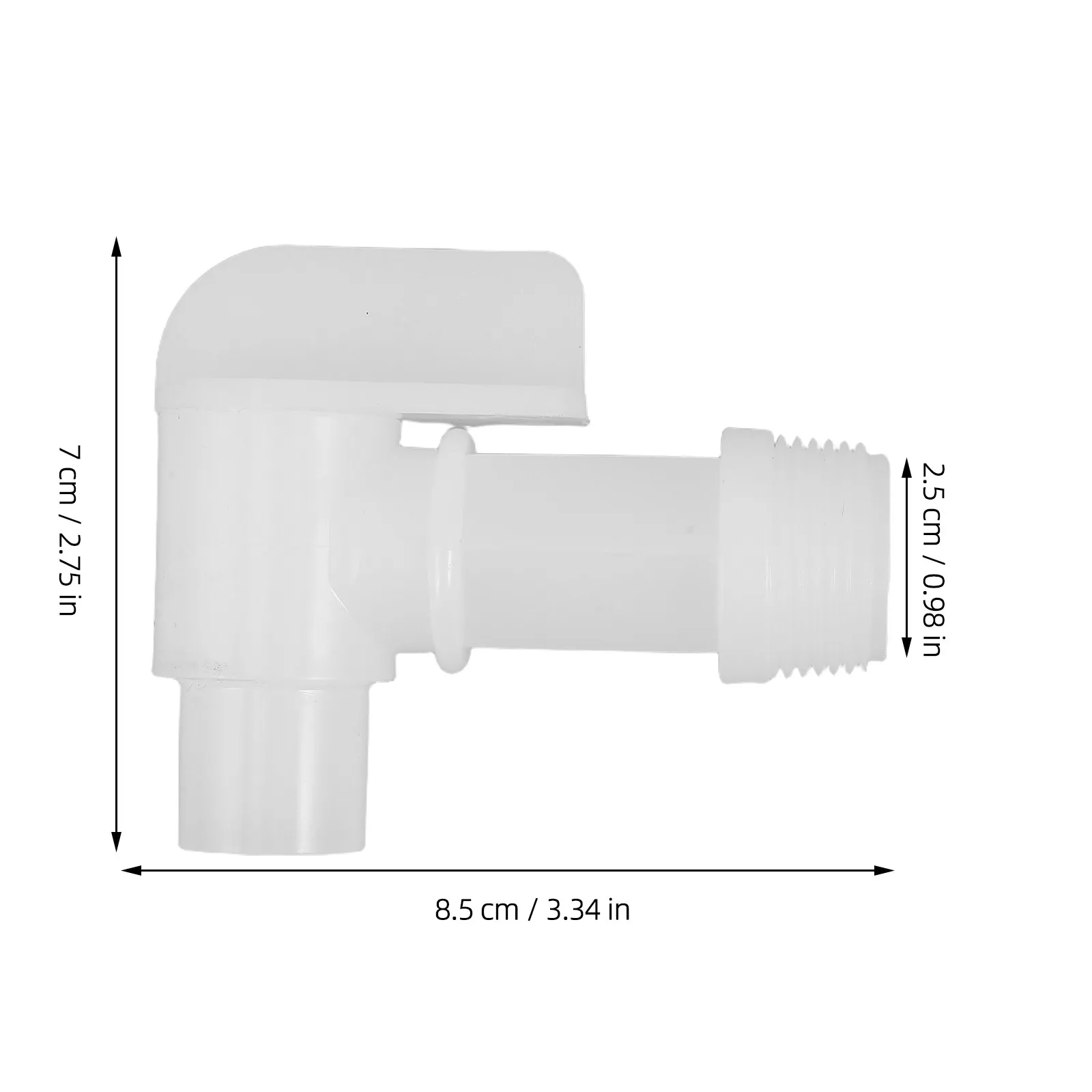 3 4 Inch Garden Valve Plastic Spigot Faucet for Hydroponic Rainwater Collection Drum Barrel Tank Water Jug Spigot