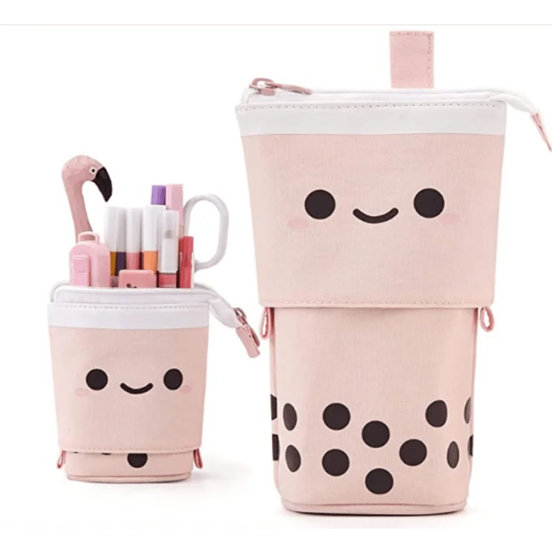 1pc Style Popular Makaron Color Matching Can Be Transformed Into A Large Capacity Upgraded Pencil Bag Stationery Box