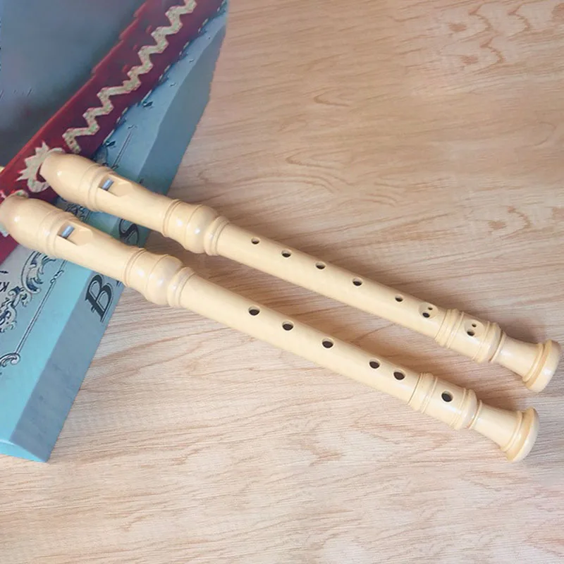C Tone Recorder German High 6 8 Hole Vertical Flute Student Beginner Resin Recorder Portable Hohner Flutes Wind Music Instrument