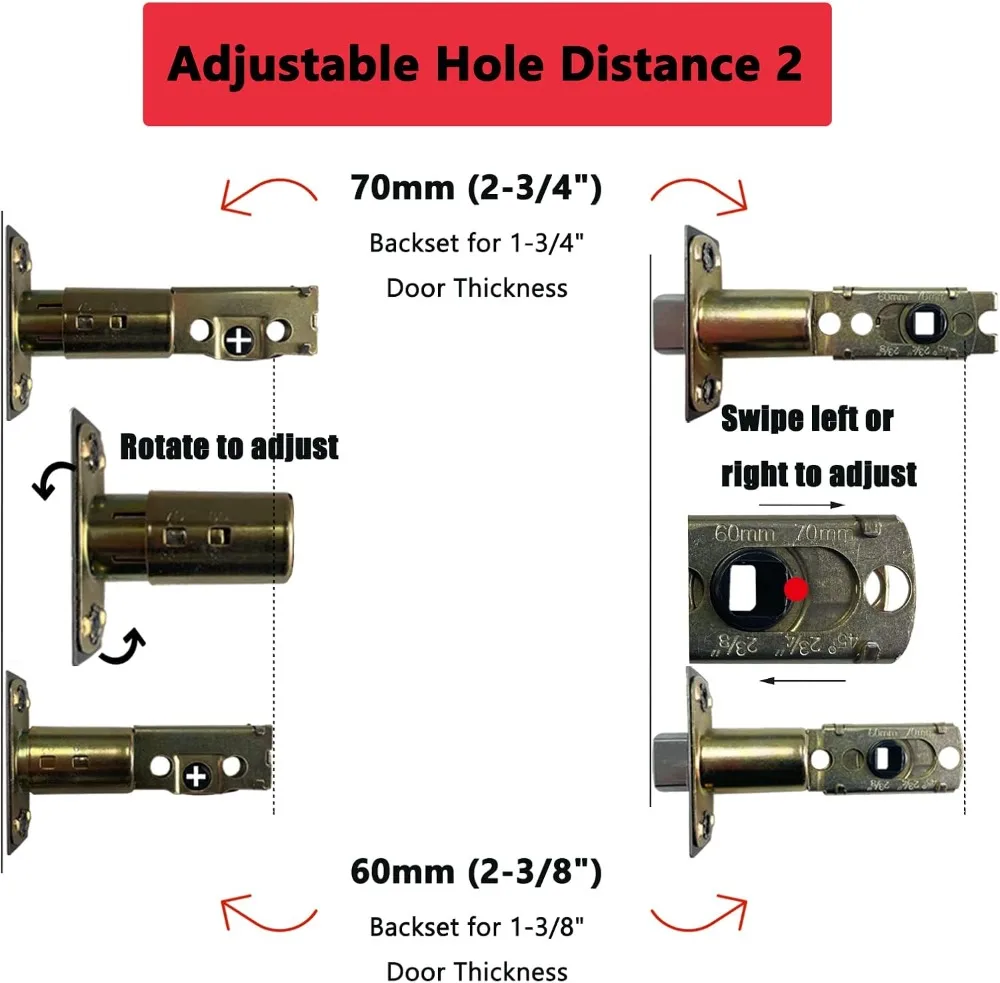 Dubbele Deurklinkset Met Dummy, Ijzeren Zwart Volledig Wapenschild Voordeur Handgreep Set Met Sleutel, Heavy Duty Vierkant