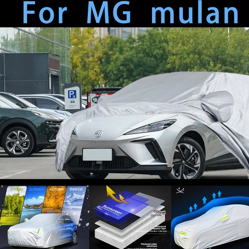 

For MG mulan Car protective cover,sun protection,rain protection, UV protection,dust prevention auto paint protective