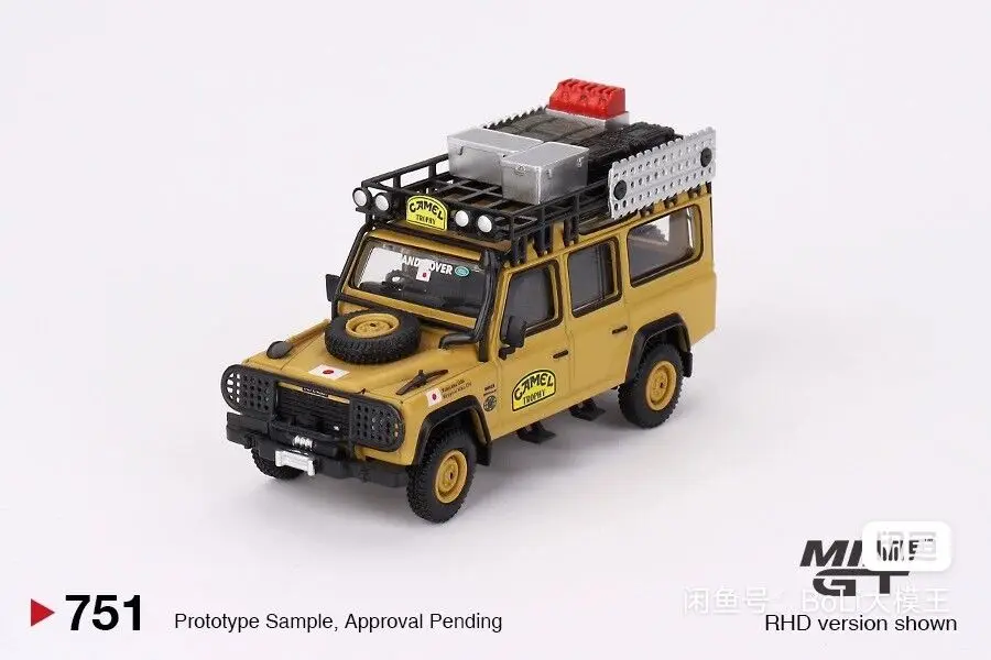 Mini Gt Car Model Simulation Alloy 1/64 RHD VERSION SHOWN Land Rover Defender 110 cars model boy collection halloween  toy gift