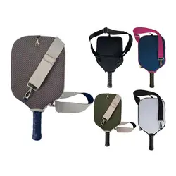 Pickleball Paddle Cover,Neoprene Pickleball Racket Sleeve,Pickleball Bag,Paddle Protector,with Shoulder Strap Storage Pocket