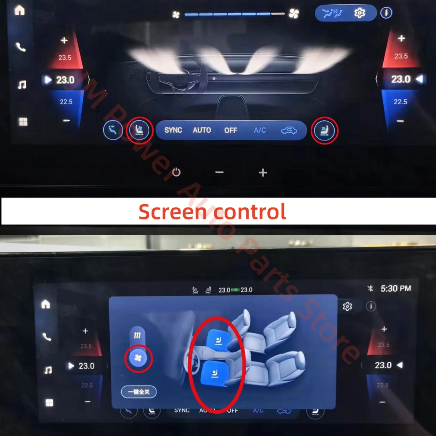 Seat Ventilation for Toyota Camry 2024+ Automobile Modification Seat Cooling Seat Heating Car Accessories Customized Special Fan