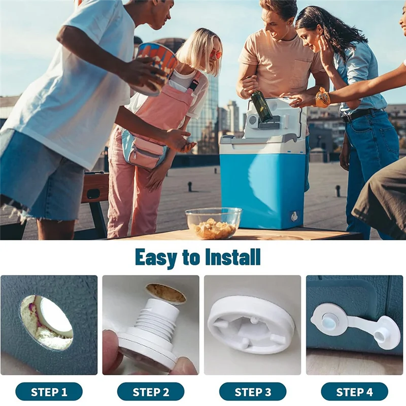 

ABMS-Сливная пробка охладителя с тройной защелкой Стандартная сливная пробка 1,5 дюйма для 50 Qt, 58 Qt,