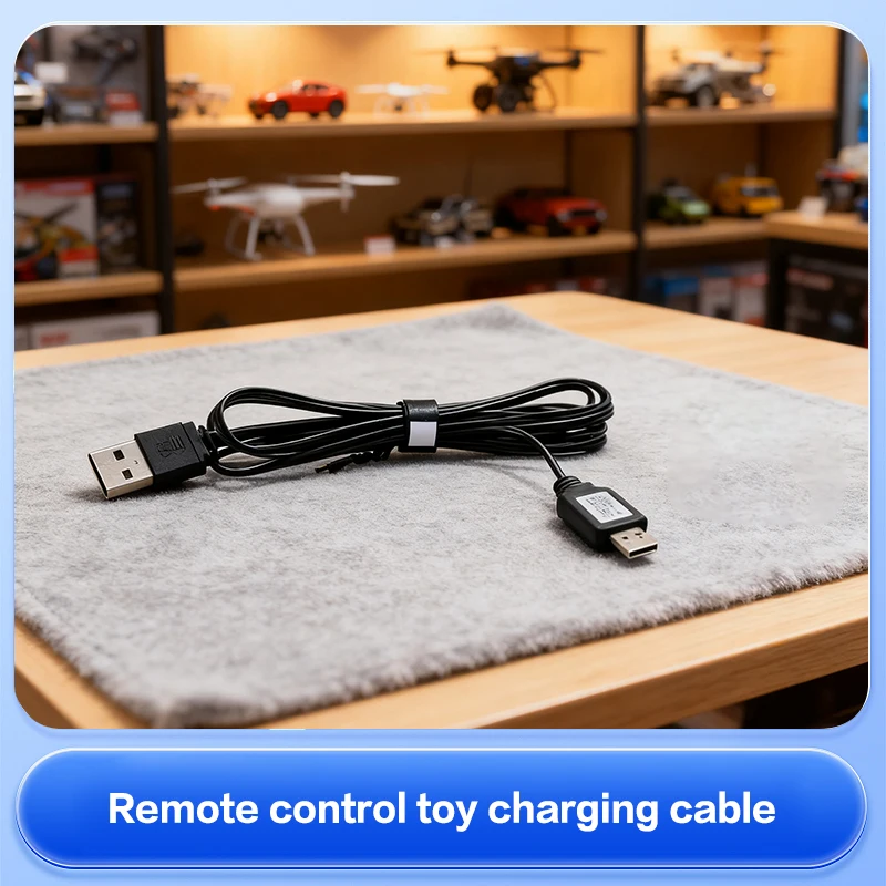 1PCS 7.4V SM-4P Plug USB Charger For DE36W DE65 HM202 EC08 EC16 RC Car M416 Electric Gel Ball Blaster Battery Charger