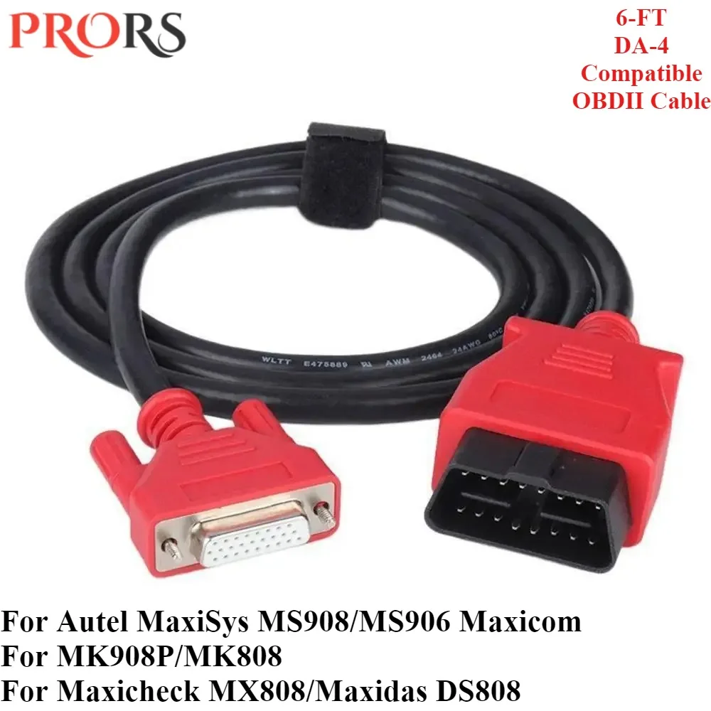 Новейший основной тестовый кабель для инструментов Autel Autel MaxiSys MS908/MS906 Maxicom MK908P/MK808/MaxiCheck MX808/ Maxidas DS808 OBD OBD2
