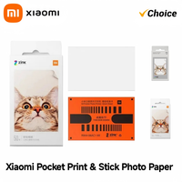 Xiaomi Mijia ZINK Pocket Photo Paper 3Inch Self-Adhesive Instant Print No Ink Needed for Mi Pocket Printer 1S  50 sheets 1 pack