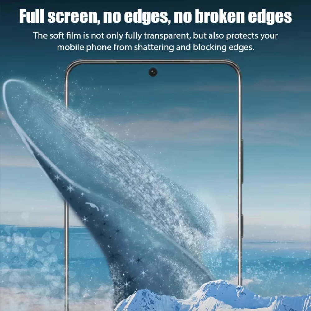Pellicola idrogel morbida da 4 pezzi per Samsung Galaxy S24 S23 S22 S21 Ultra Plus Note 20 Ultra Note 10 Plus pellicola salvaschermo su S24Ultra