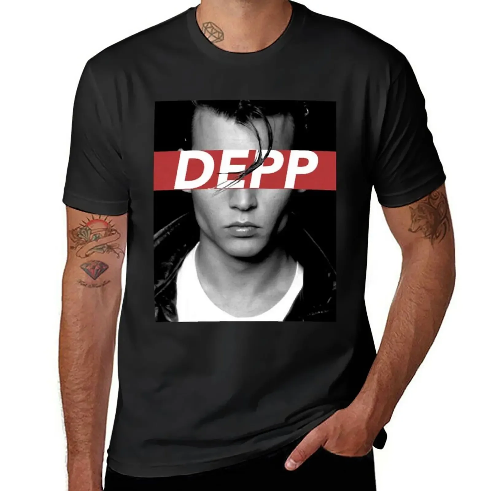 DEPP T-Shirt quick drying customs vintage clothes men clothes