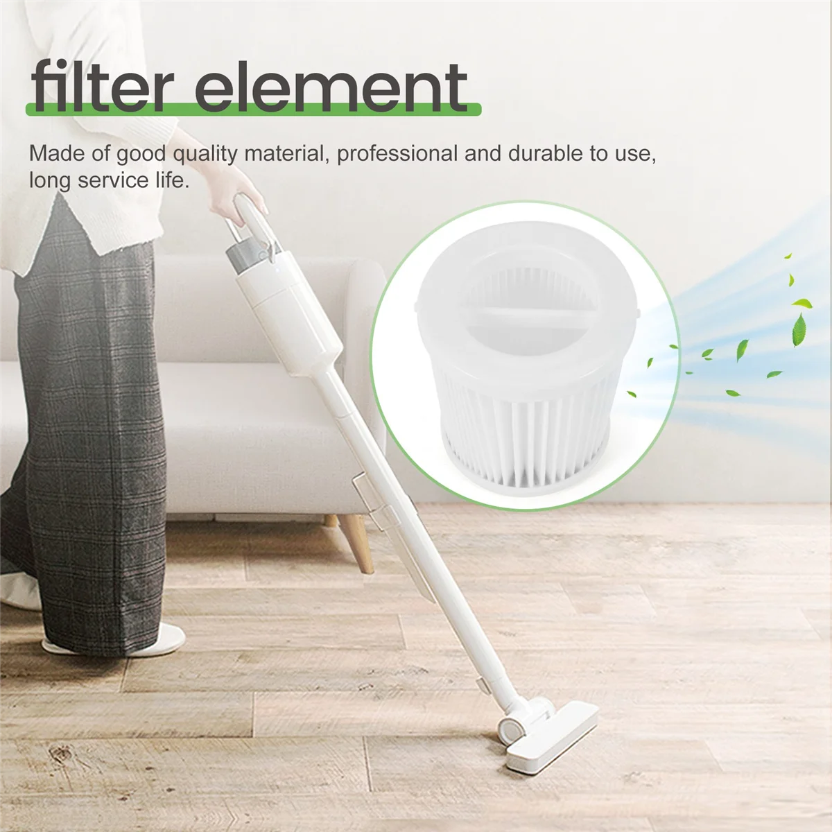 New HEPA Filter for Japanese 0 Plus or Minus Zero Wireless Vacuum Cleaner XJC-Y010/A020 Filter elements Vacuum Clea