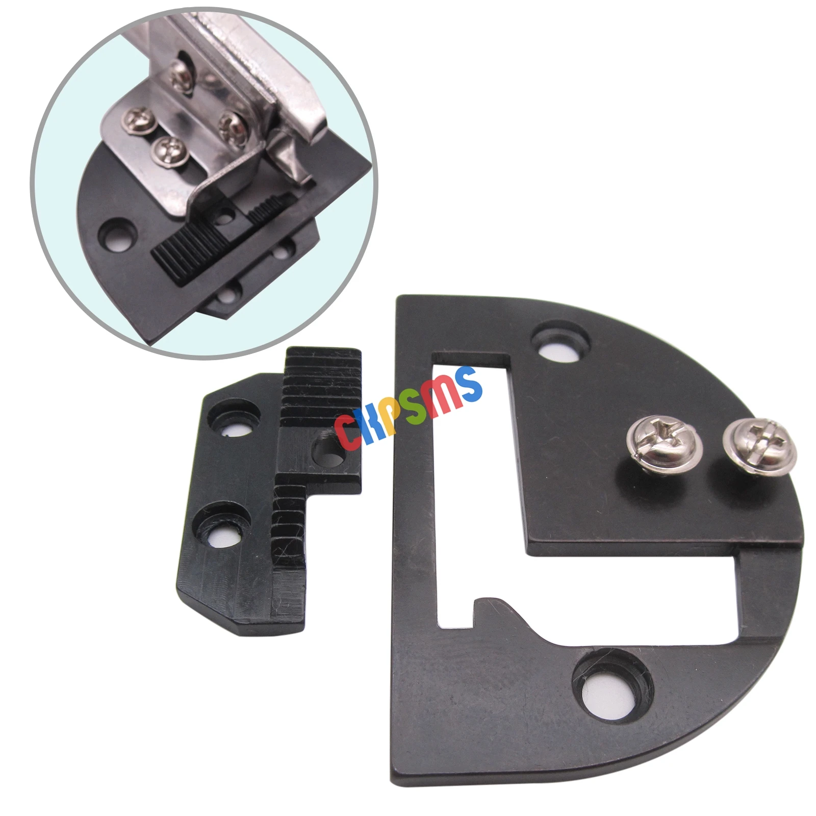 Binding On Needle plate & Feed Dog FOR Juki DNU-241, DNU-1541, Seiko STH-8BL,Consew 206RB , Global WF955,  Typical GC-067D