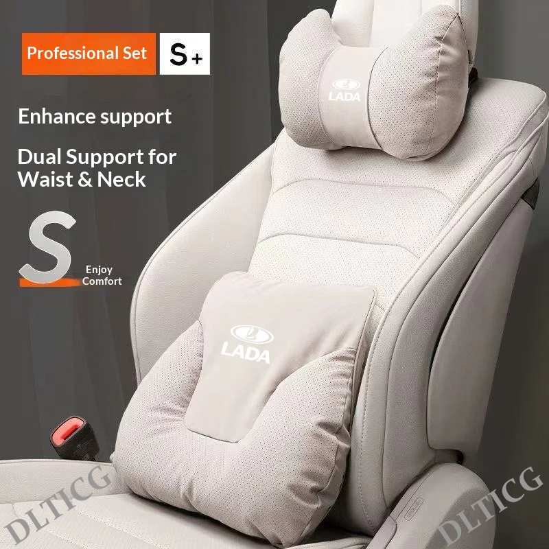 For LADA LARGUS NIVA VESTA XRAY Vaz Uaz Priora Granta Car Headrest Neck Support Seat Lumbar Cushion Soft Neck Pillow Automobile
