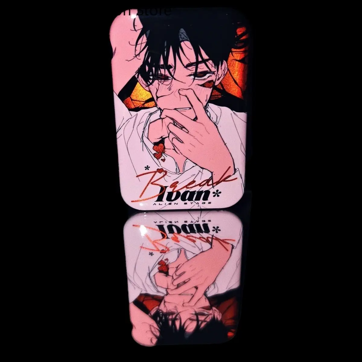 الغريبة المرحلة إيفان لعبة تأثيري شارة دبوس Itabag زر بروش على الوجهين بطاقة صغيرة شفافة بطاقة بريدية هدية الهالوين