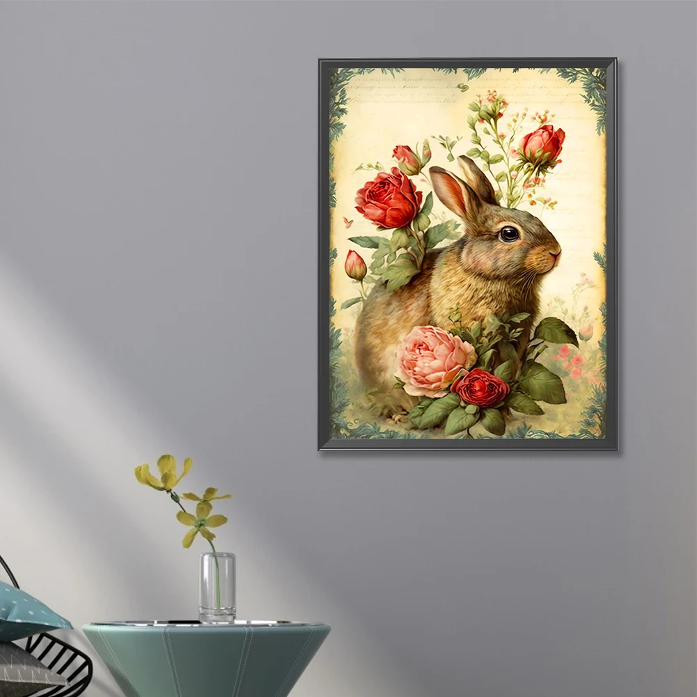 

5D DIY Full Round Drill Diamond Painting Animal Kit Home Decoration Art Craft