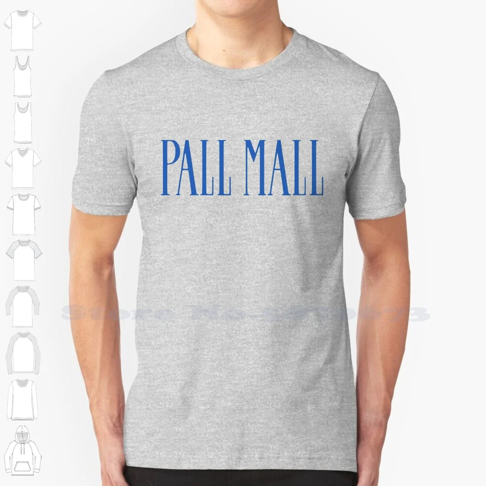 Pall Mall Logo Casual Streetwear Print Logo T-shirt Graphic 100% Cotton Tee