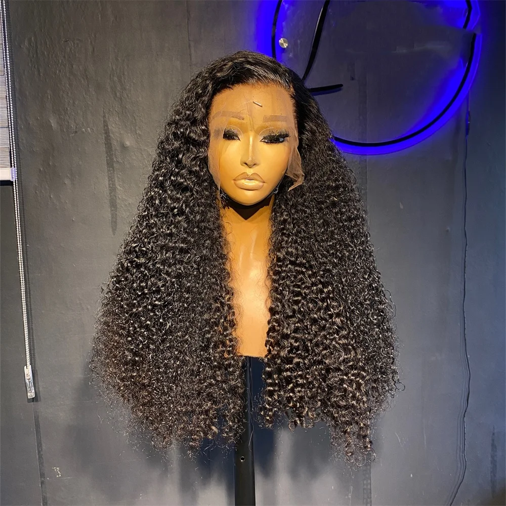 

300 3C4A Burmese Curly Human Hair Wigs Curls 13x6 13x4 HD Transparent Lace Frontal Wig For Women Burmese Curly Full Lace Wigs