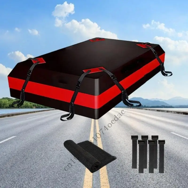 Universal Waterproof Roof Storage Pack For Vehicles Including Base Mat 