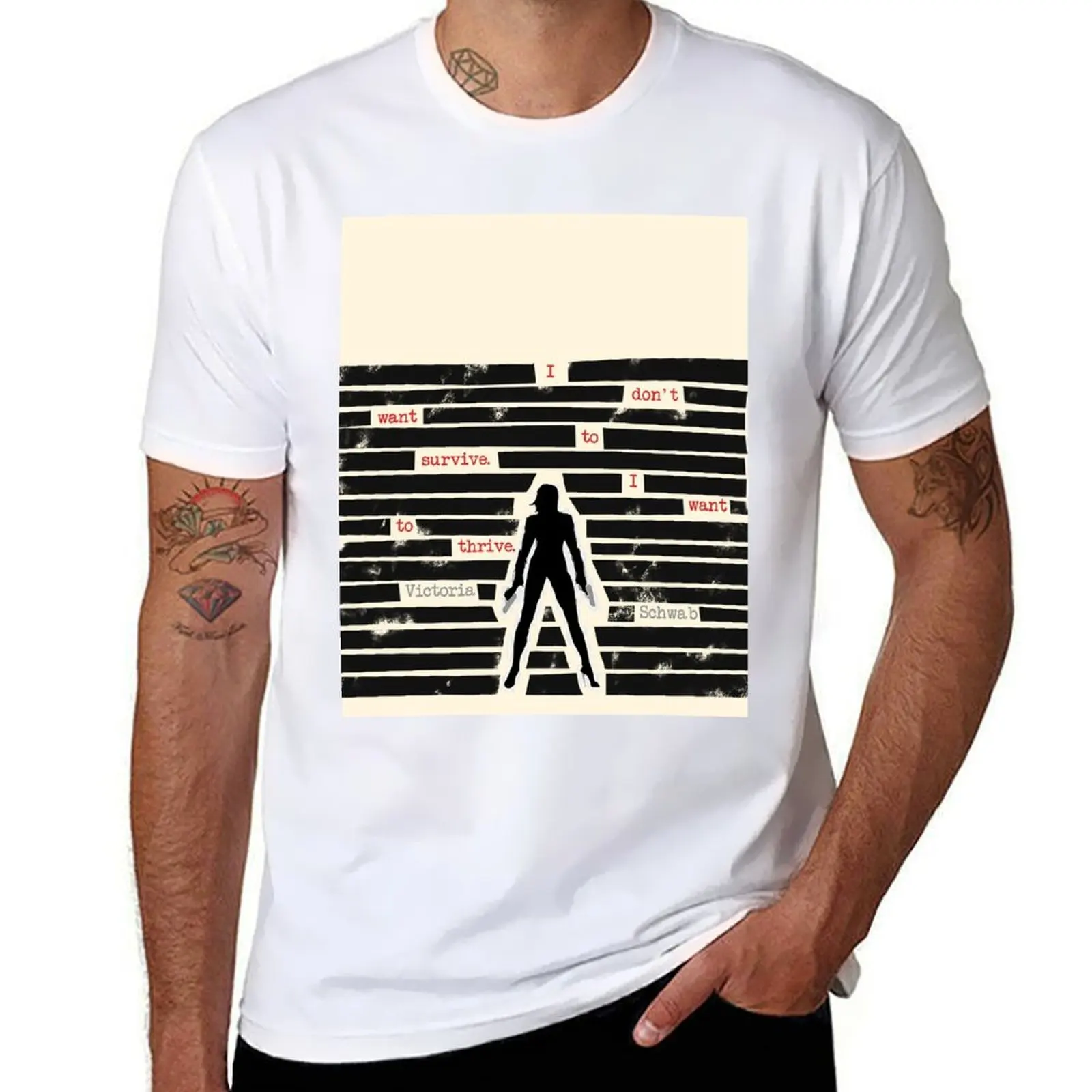 

Vengeful - I don't want to survive quote T-Shirt t shirt man plain cotton t shirts man 100% T-Shirt