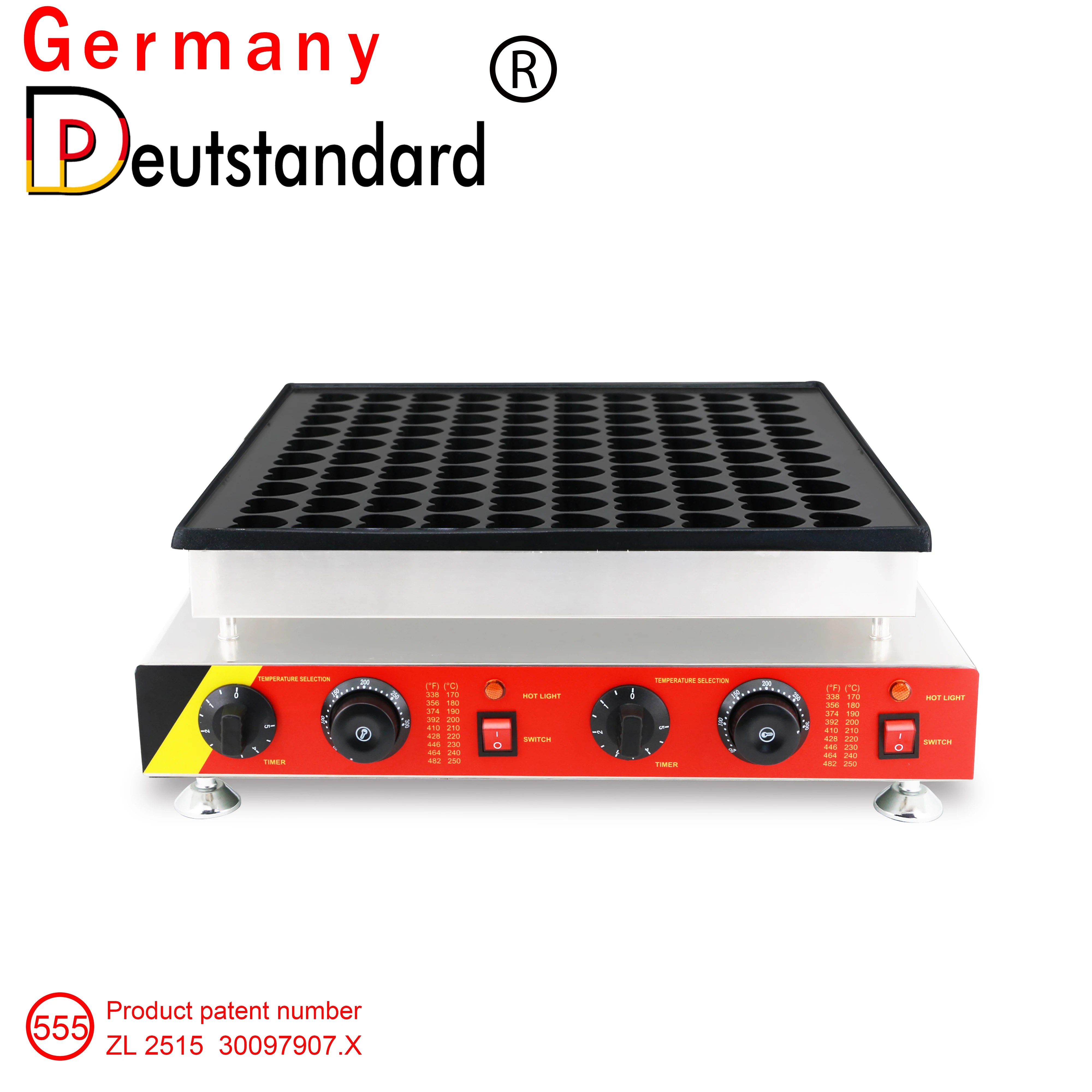 Elektryczne urządzenia do robienia poffertjesów i naleśników z 100 otworami, maszyny piekarnicze, grill do gofrów