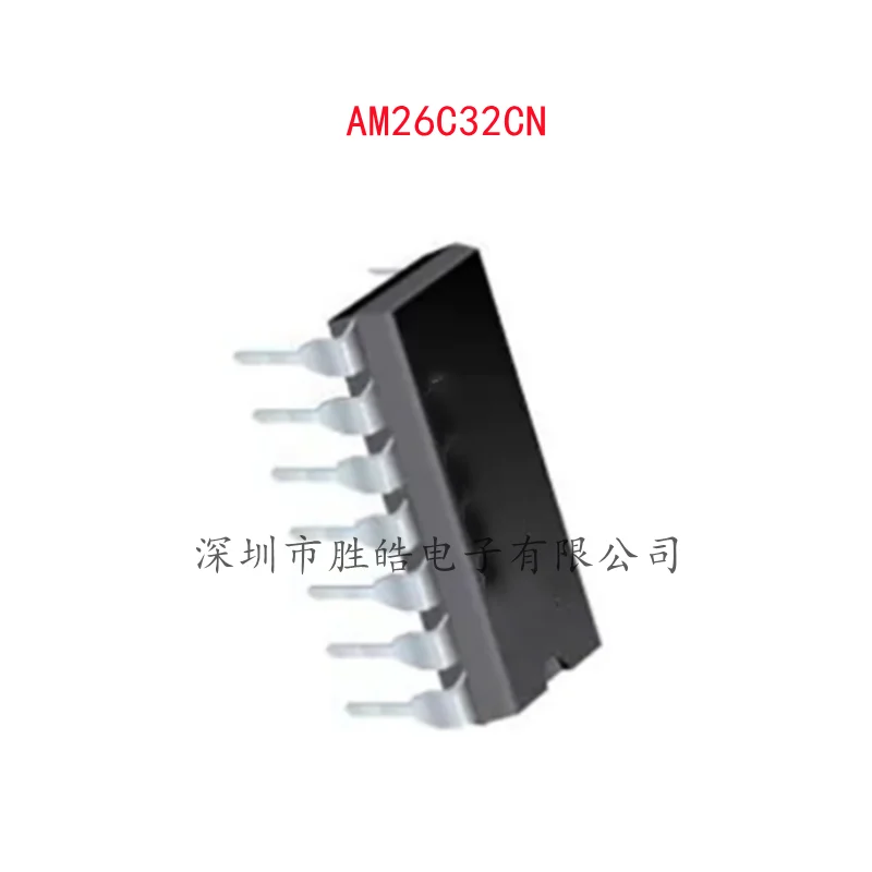 

(5PCS) NEW AM26C32CN 26C32CN Four Way Differential Line Receiver Chip Straight In DIP-16 Integrated Circuit