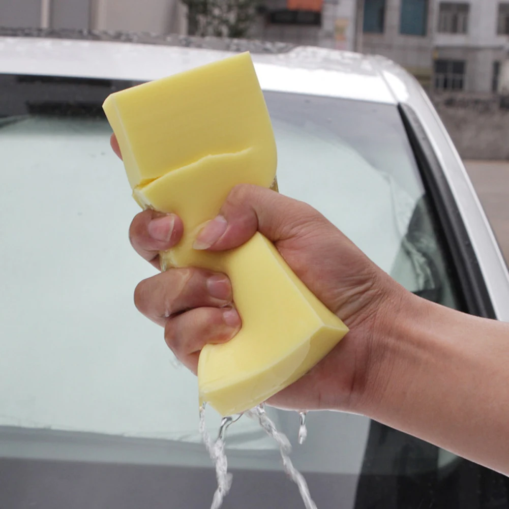Car Wash Sponge Soft Auto Cleaning Supplies Large Cleaning Thick Sponge Block Absorbent Detailing Brush Car Cleaning Supplies