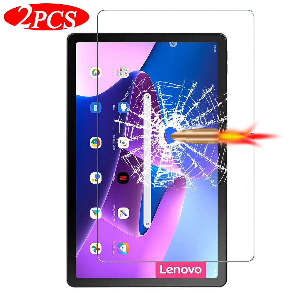 

2Pcs Tempered Glass Screen Protector For Lenovo Tab P11 Pro M10 FHD Plus 2nd Gen M10 HD M8 M7 3rd 7.0 8.0 10.1 10.3 11.5 Inches