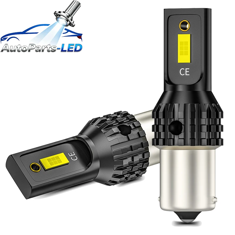 

10pcs T15 W16W 3570 LED 1156 BA15S Lights Canbus Error Free 1157 BAY15D Car Brake Lamp Turn Signal Bulb Auto Reverse Light