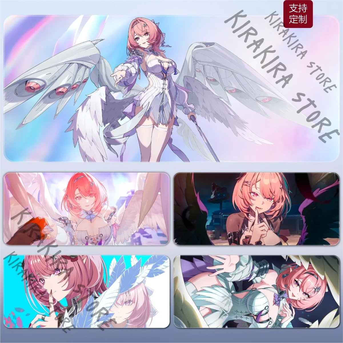 

Remielle Dan Mouse Pad Zenless Zone Zero Cosplay Game Mats Extra Large Tablecloths Keyboard Pads Anime Ornaments Periphery