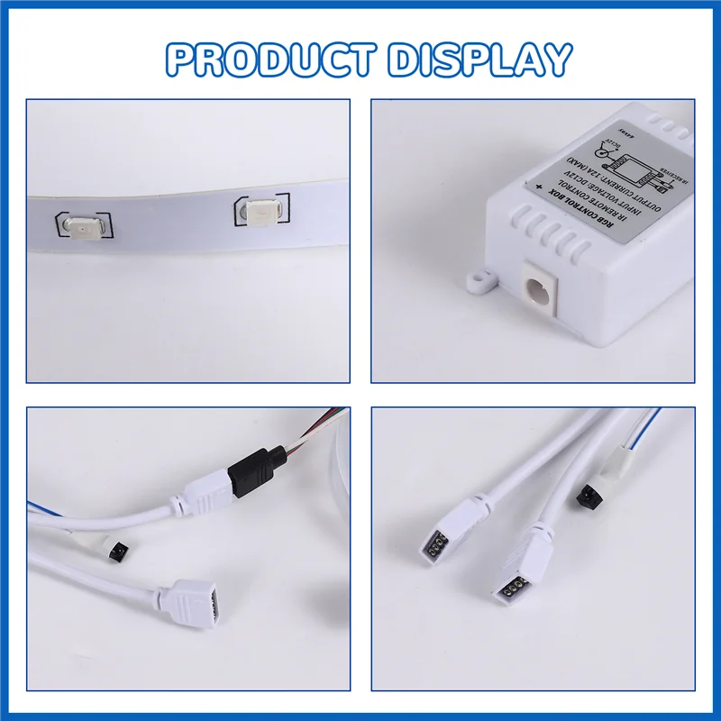 

LJL 2835 RGB Light Strip 20M Flexible LED Light Strip With 44 Keys Remote Controller+Controller For Valentine's Day Bedroom