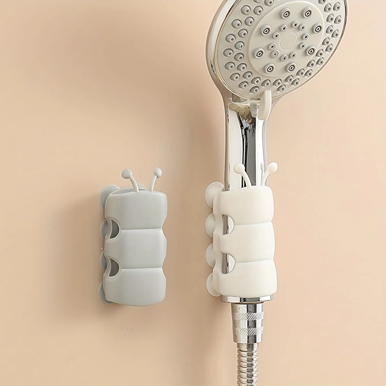 1/5Pcs for Shower Head Holder, for Suction Cup Hanging Shower Head Base Bracket, Universal No-Drill Removable Mounting Stand