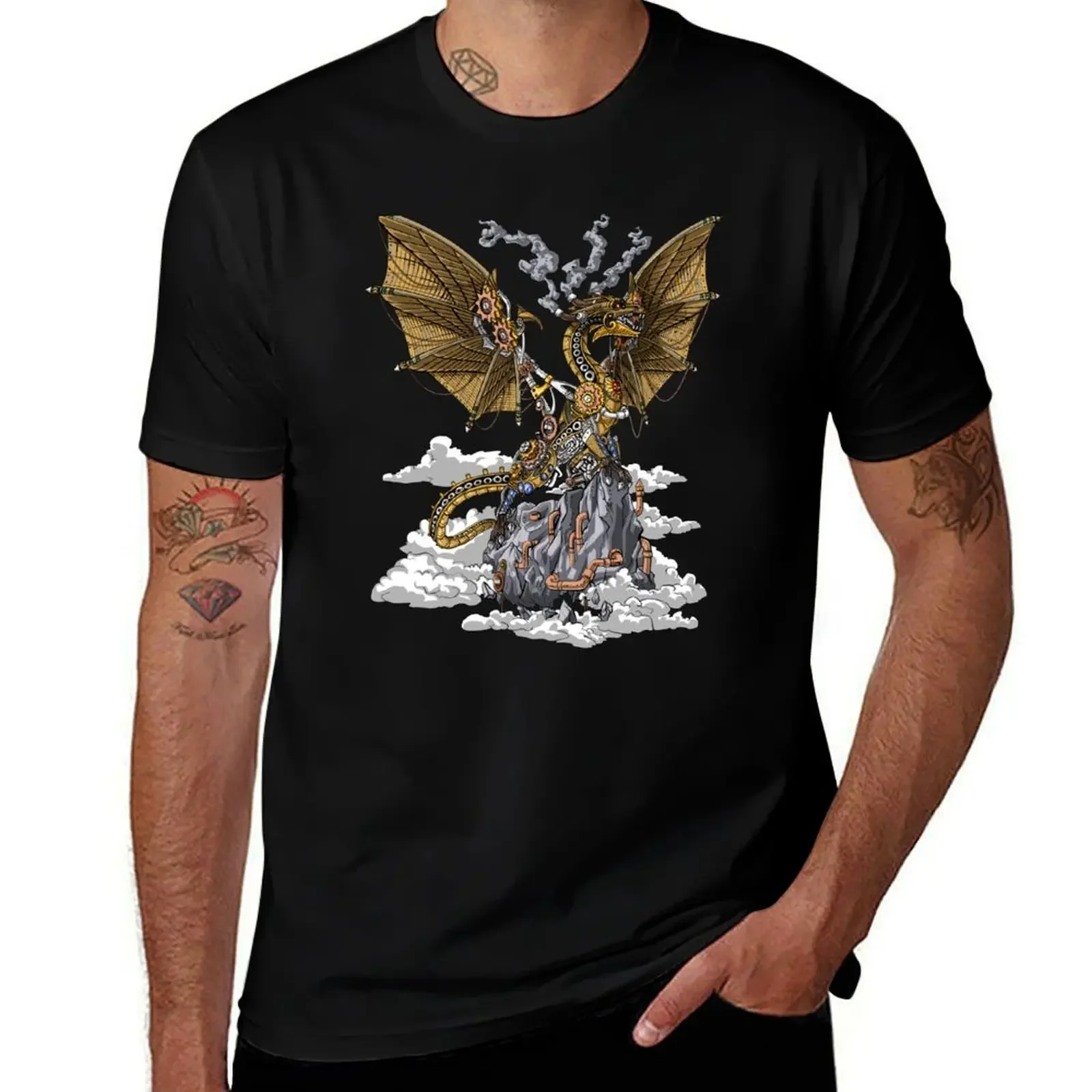 

Steampunk Dragon T-Shirt essential t shirt aesthetic clothes t shirt men