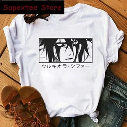 Hot Japanese Anime Bleach T Shirt Kawaii Kurosaki Ichigo Graphic Tees Funny Harajuku Cartoon Zaraki Kenpachi T-shirts woman