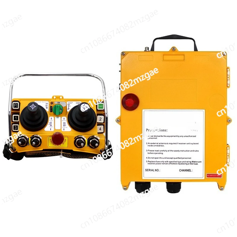F24-60 Tower Crane Wireless Remote Control 6 Buttons Dual Rocker Arm Waterproof Dustproof Industrial Wireless Remote Control