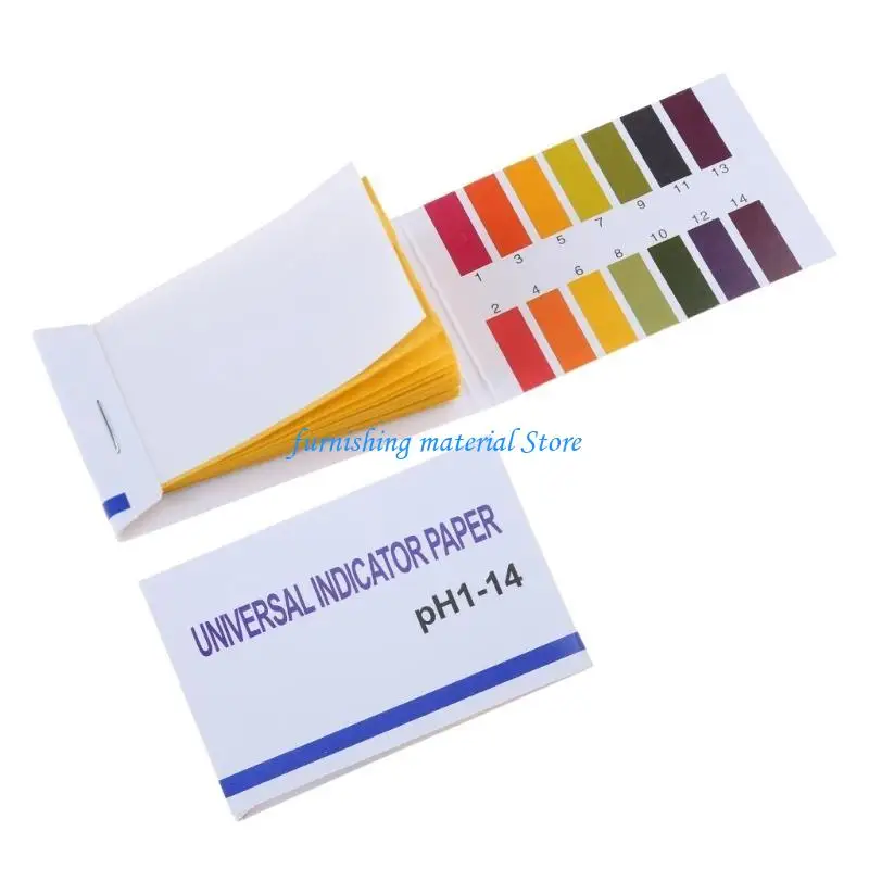 

Y5GD 1 Pack 80 Strips Test Strips 1-14pH Test Litmus Paper for Water Soil Testing Alkaline Acid Testing Strips