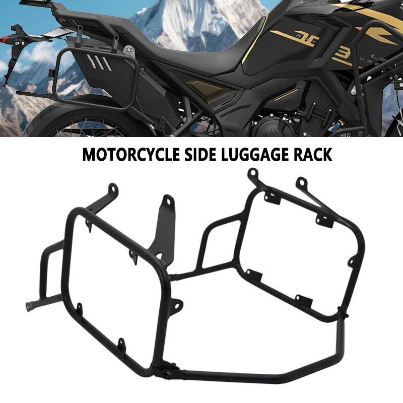 Stainless Steel Pannier Top Case Bracket Toolbox Support Saddlebag Holder Fit For ZONTES ZT703F Luggage Rack ZT 703 703F ZT703