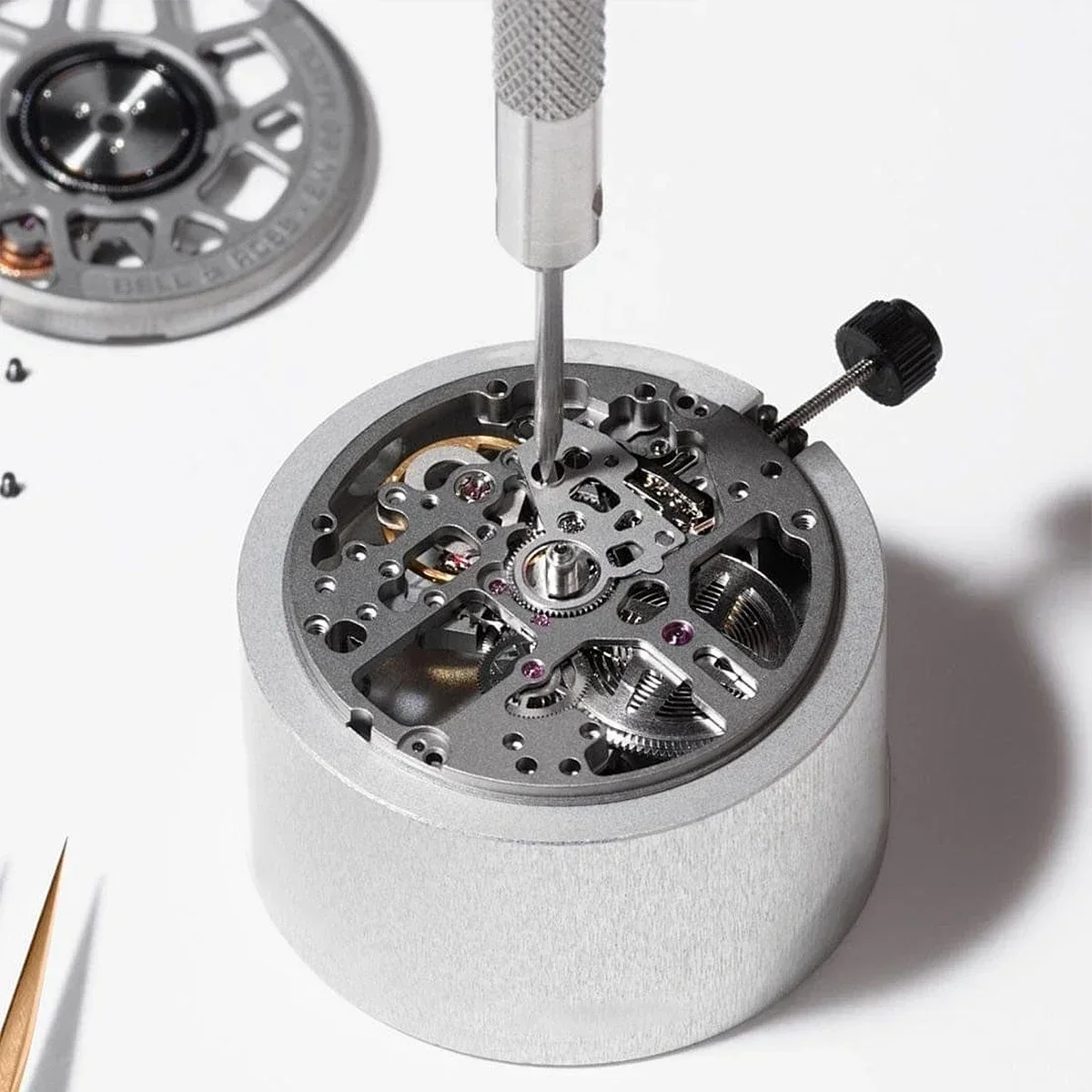 NH35 NH34 Watch Movement Holder Bracket Fits NH36 7S26 4R35 4R36 8215 2824 2836 Movement SKX007 Mod Base Repair Assembly Tools