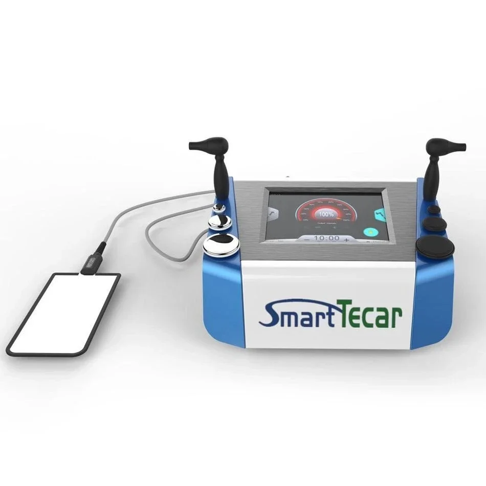 2024 Nieuwe Draagbare Smart Tecar Cet Ret Pijnverlichting Fysiotherapie Fysiotherapie Diathermie Met Heads Salon Ce