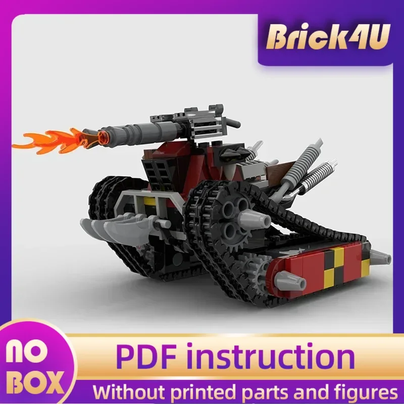 

Технические Moc Bricks, военная модель, вездеходный Warbugg, модульные строительные блоки, подарки, игрушки для детей, наборы «сделай сам», сборка