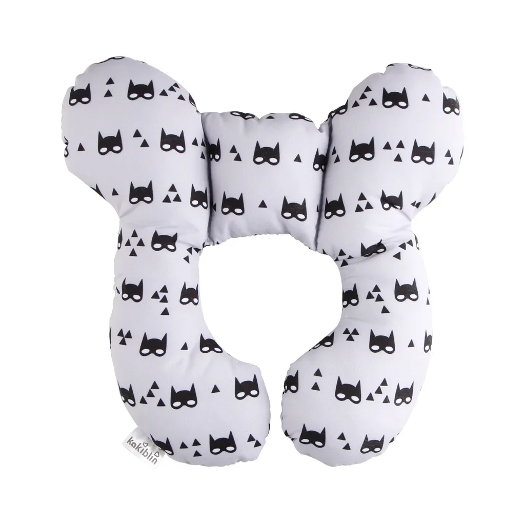 Baby Stroller Fixed Head Pillow Car Seat Sleeping Neck Protection Pillow Two Corner Flower Pillow Wholesale