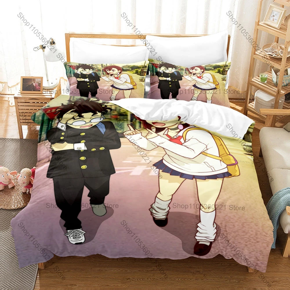 Cool Dandadan Okarun Takakura Ken Turbo Granny Transformed Form School Uniform Print Duvet Cover 2 Pillowcases Anime 3pcs Beddin