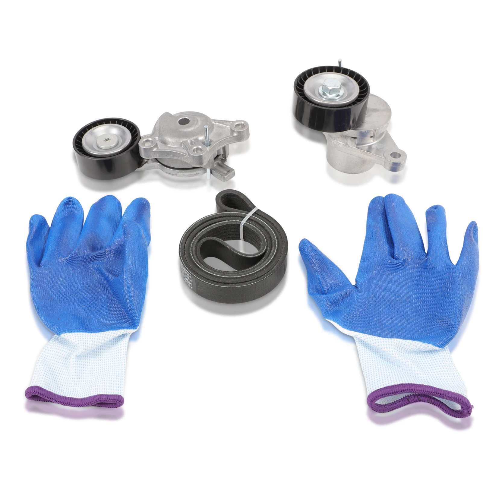 

16112774 Engine Belt Tensioner Kit Ribbed Belt 1611277480 for PEUGEOT 208 308 Partner II Tepee；CITROEN Berlingo II (B9)