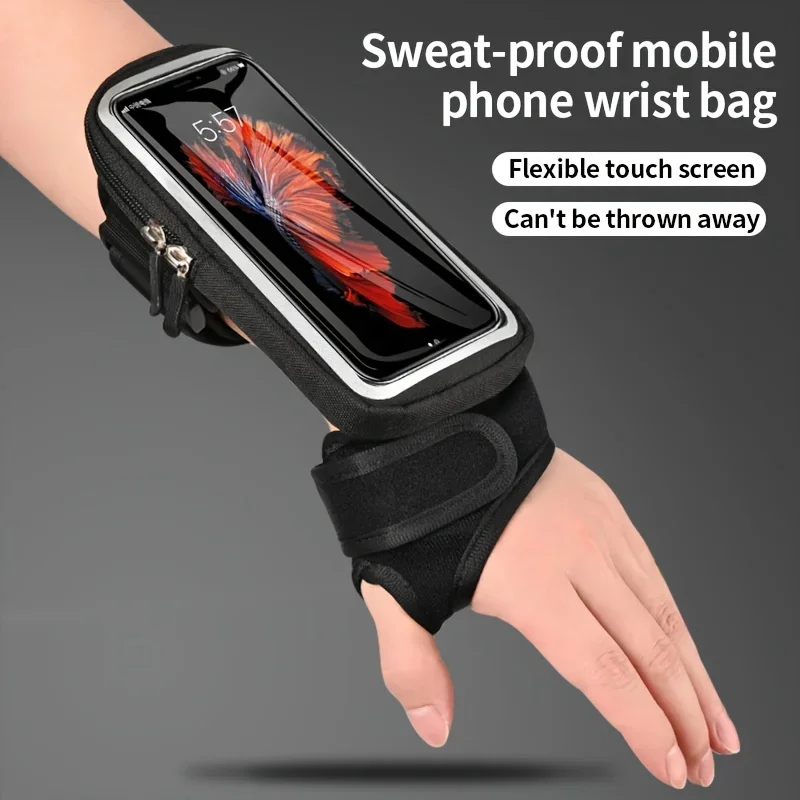 HAISSKY Touch Screen Running Bags For iPhone 17 16 15 14 13 Pro Max 16 Plus 17Air 16E Xiaomi Samsung Cycling Fitness Wrist Pouch