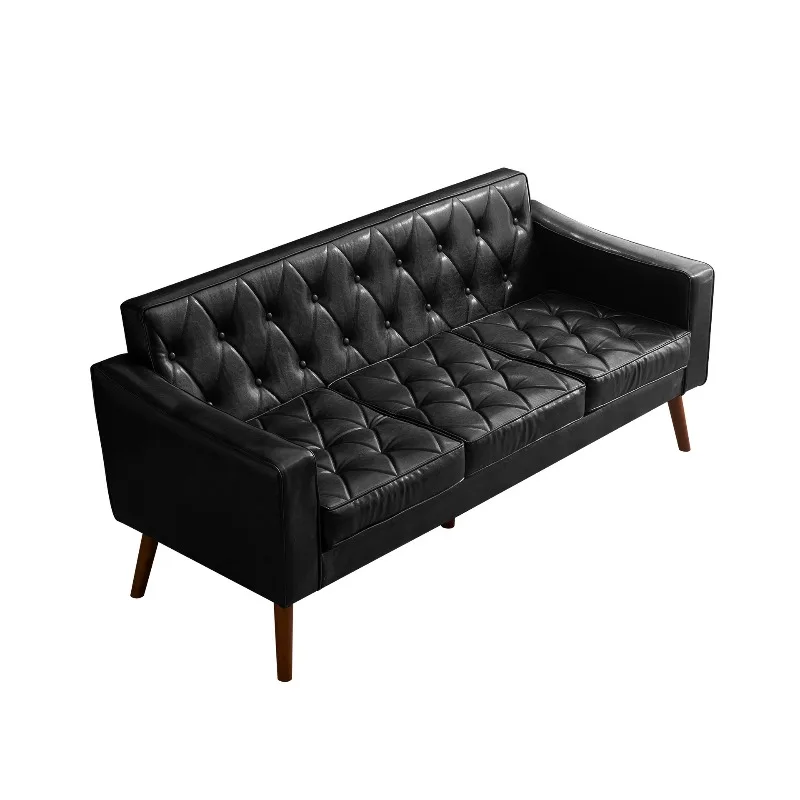 3-Person sofa, living room sofa PVC leather, type composite leather