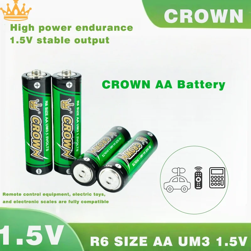 4-32PCS disposable carbon batteries 1.5V AA suitable for toy remote control, bubble machine, small electronic device batteries,
