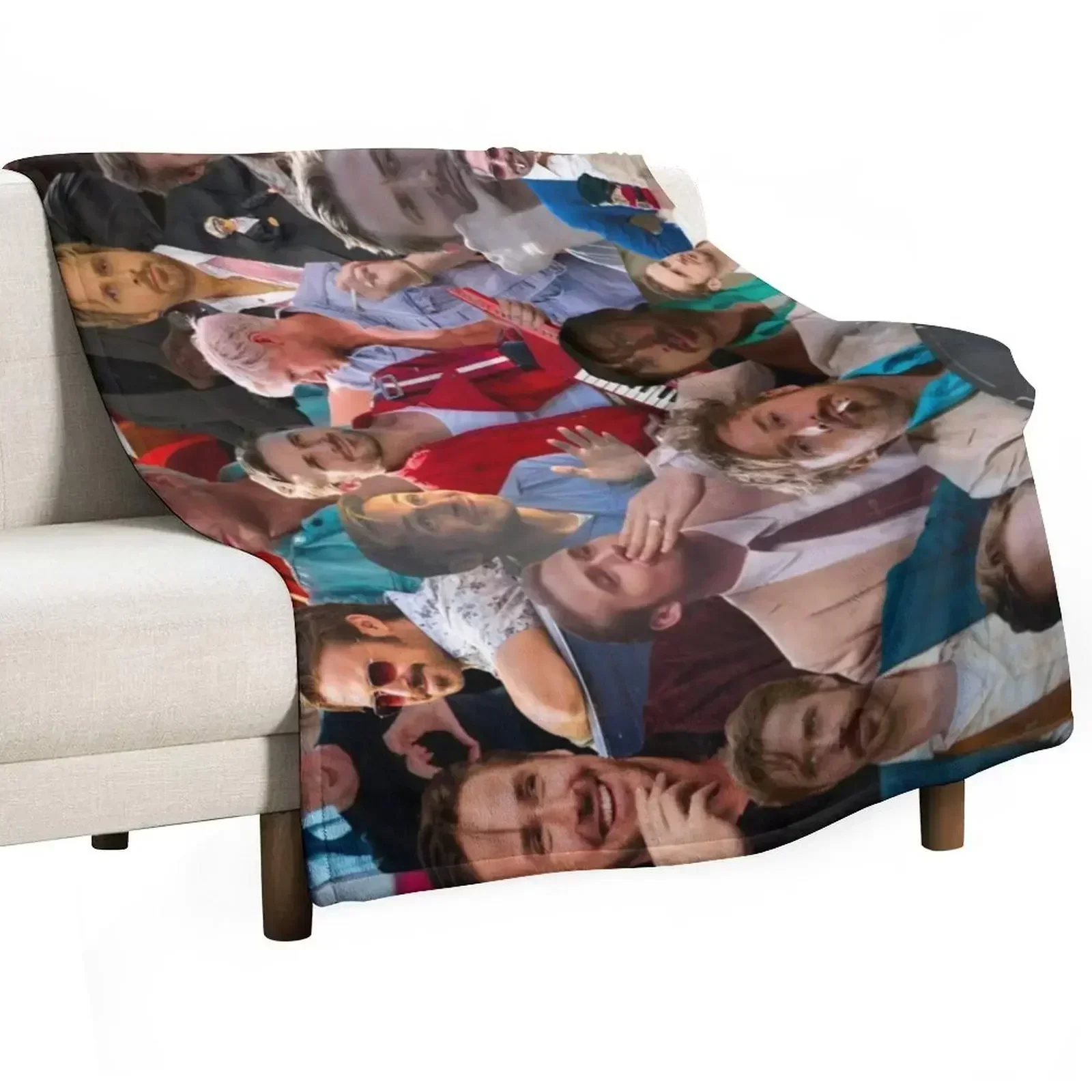 

Ryan Gosling Collage Throw Blanket Kid'S blankets ands Blankets