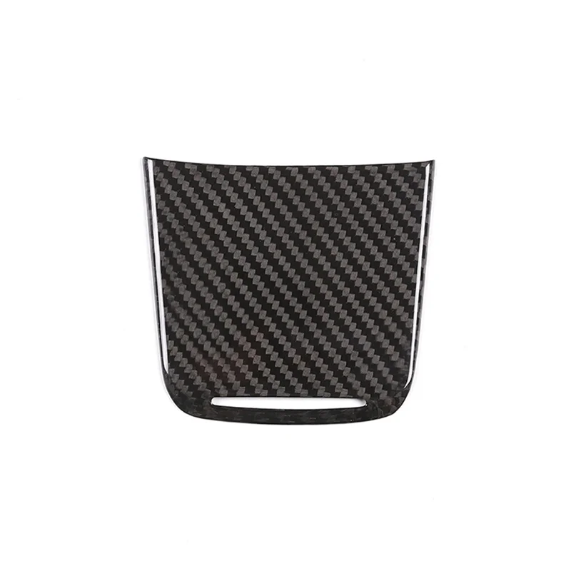 

For 718 911 2012-2019 Dry Carbon Fiber Central Control Storage Box Cover Trim Sticker Decoration Car Parts