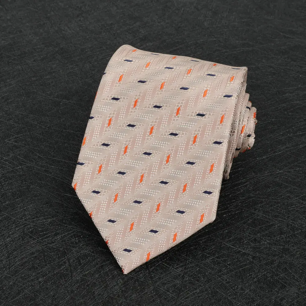2025 neue Ankunft Braun Krawatte Männer Business Formal Gestreiften Retro Krawatten 8 cm Weiß Grün Polka Dot Krawatte Smoking hochzeit Krawatte – Detail 15